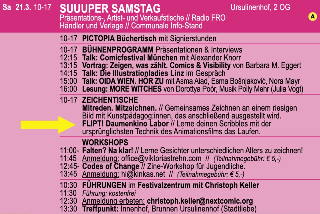 FLIP! Next Comic Programm